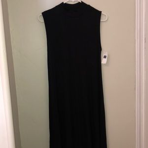 Sleeveless Mock Neck Dress